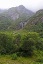 Lamdscape of the town of Gudvangen Norway