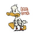 Lame duck - funny duck