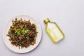 Laminaria Salad Kelp Royalty Free Stock Photo