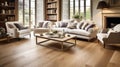 laminate oak flooring Royalty Free Stock Photo