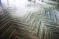 Laminate and vinyl floor tile install in the room. Royalty Free Stock Photo