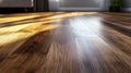 laminate wood grain floors Royalty Free Stock Photo
