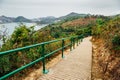 Lamma island sea village hiking road, nature landscape in Hong Kong