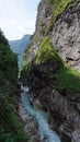 Lammerklamm gorge river in Salzburgerland, Austria