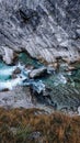 Lammerklamm Scheffau Austria view on the mountainriver