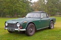 Green Triumph TR5 sports convertible