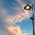 Lamp against the sky