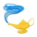 Lamp Aladdin cartoon icon Royalty Free Stock Photo