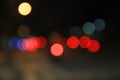 Bokeh city street lights