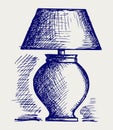 Lamp for the bedroom Royalty Free Stock Photo