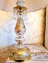 Luxuriously decorated lamp Royalty Free Stock Photo