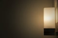 Lamp decoration in the bedroom Royalty Free Stock Photo
