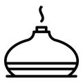 Lamp diffuser icon, outline style Royalty Free Stock Photo