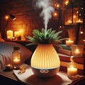 261 47 A lamp and a diffuser morphed together creating an abian Royalty Free Stock Photo