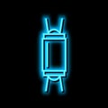 lamp equipment lighting neon glow icon illustration