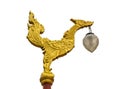 lamp golden thai Royalty Free Stock Photo