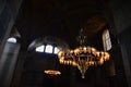 Lamp in the Hagia Sophia Museum. Istanbul, Turkey Royalty Free Stock Photo