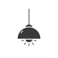 Lamp icon electricity symbol isolated vector illustration Royalty Free Stock Photo