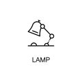 Lamp line icon Royalty Free Stock Photo