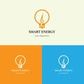 Lamp logo vector icon