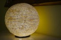 Lamp made of snail shells. snail shells Royalty Free Stock Photo