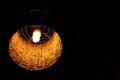Lamp, orange light decorative in home