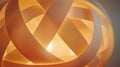 A Lamp with Orange Paper
