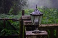 Lamp outdoor in nature, chiangmai,thailand Royalty Free Stock Photo