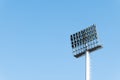 Lamp post electricity industry light stadium sports lighting Royalty Free Stock Photo