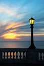 Lamp Post at Sunset