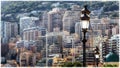 Lamp posts near Casino Monte Carlo, Monaco Royalty Free Stock Photo