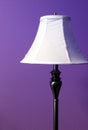 Lamp on Purple Wall