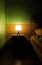 Lamp in a sleeping room Royalty Free Stock Photo