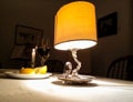 Lamp on the table Royalty Free Stock Photo