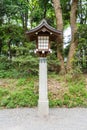 Lamp in tample ,Japan Royalty Free Stock Photo