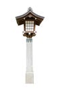 Lamp in tample ,Japan Royalty Free Stock Photo