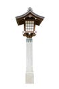 Lamp in tample ,Japan Royalty Free Stock Photo