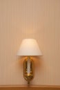 Lamp on wall Royalty Free Stock Photo