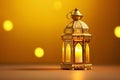 lamp on the wall of the mosque lamp on the wall at night lamp on the wall Royalty Free Stock Photo