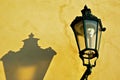 Lamp on Yellow Wall