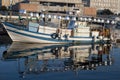 Lampara, boat for fishing by lamplight in the Mediterranean Royalty Free Stock Photo