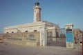 View of Lampedusa lighthouse Royalty Free Stock Photo