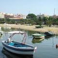 Boats near the harbor