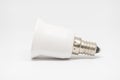 Lampholder adapter E14 to E27 Royalty Free Stock Photo