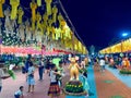 Lantern festival In the grounds of the Phra Nang Cham Devi Monument