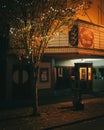 The LampLight Theatre at night, Kingsport, Tennessee Royalty Free Stock Photo