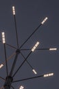 Lamppost against the dark sky Royalty Free Stock Photo