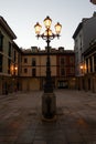 Lamppost in square Royalty Free Stock Photo