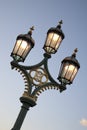 Lamppost on Westminster Bridge, London