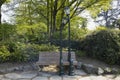 The lampposts in Love in Valentino park in Turin, Piedmont, Italy